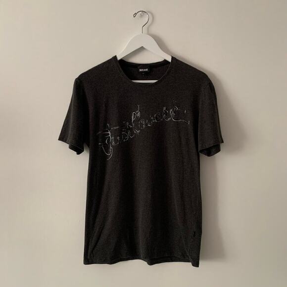 Just Cavalli Abstract Logo T-shirt - Picture 1 of 2